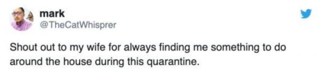Quarantined Married Life Tweets (24 pics)