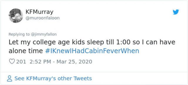 #IKnewIHadCabinFeverWhen Tweets (30 pics)