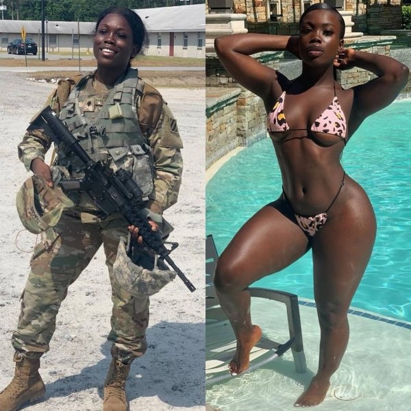 Girls With And Without Uniform (30 pics)