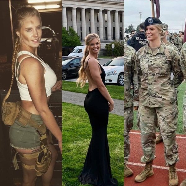 Girls With And Without Uniform (30 pics)