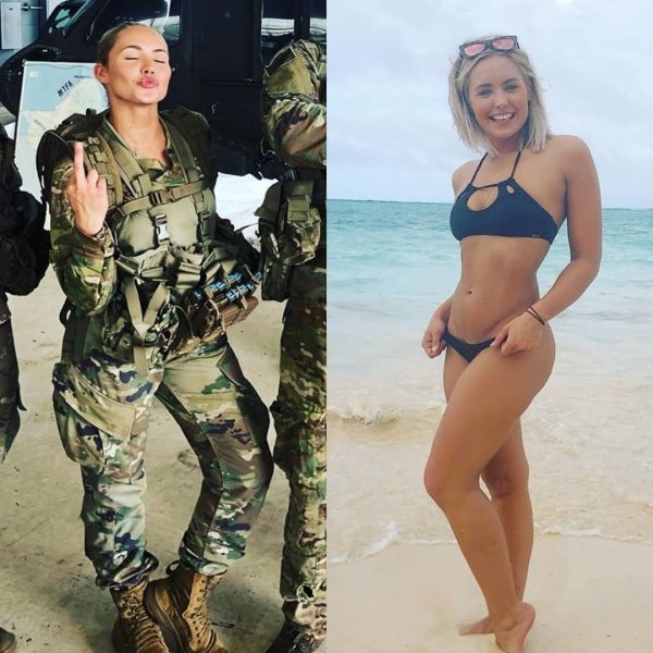 Girls With And Without Uniform (30 pics)