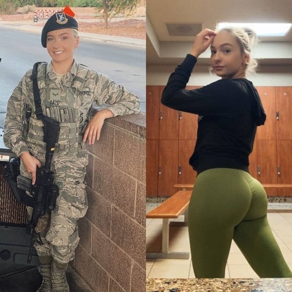 Girls With And Without Uniform (30 pics)