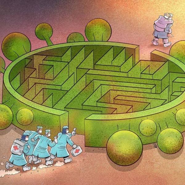 Iranian Artist Shows The Importance Of Doctors Who Fight Against Coronavirus (29 pics)