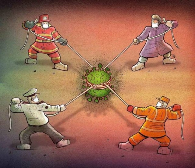 Iranian Artist Shows The Importance Of Doctors Who Fight Against Coronavirus (29 pics)