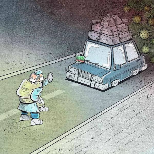 Iranian Artist Shows The Importance Of Doctors Who Fight Against Coronavirus (29 pics)
