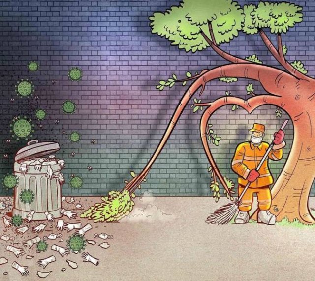 Iranian Artist Shows The Importance Of Doctors Who Fight Against Coronavirus (29 pics)