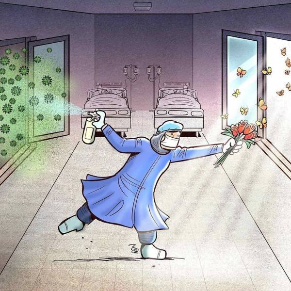 Iranian Artist Shows The Importance Of Doctors Who Fight Against Coronavirus (29 pics)