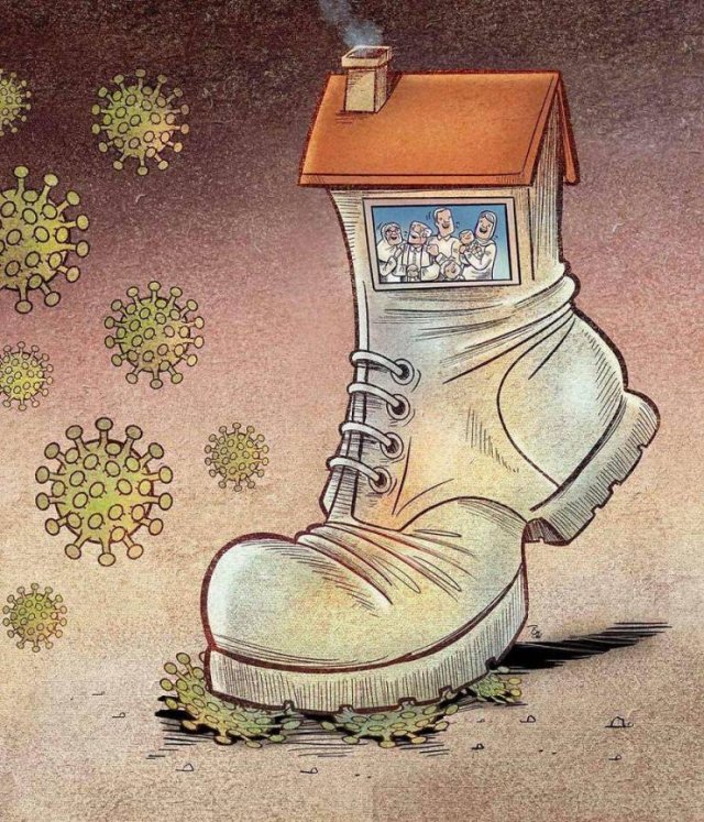 Iranian Artist Shows The Importance Of Doctors Who Fight Against Coronavirus (29 pics)