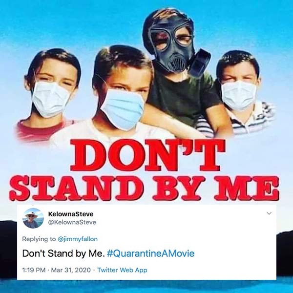 #QuarantineAMovie Tweets (31 pics)