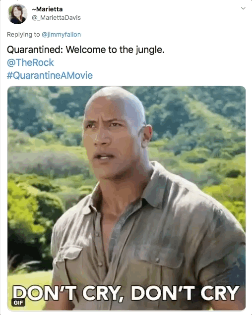 #QuarantineAMovie Tweets (31 pics)