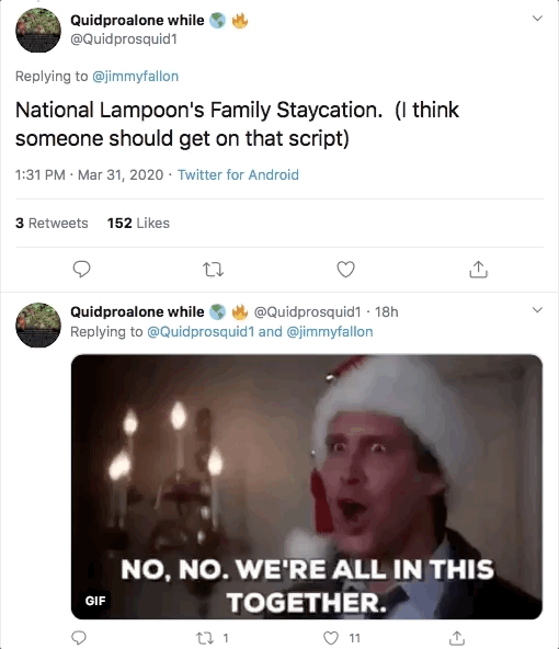 #QuarantineAMovie Tweets (31 pics)