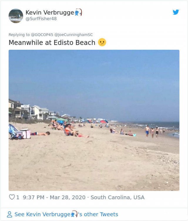 South Carolina Hasn't Heard About Social Distancing (31 pics)