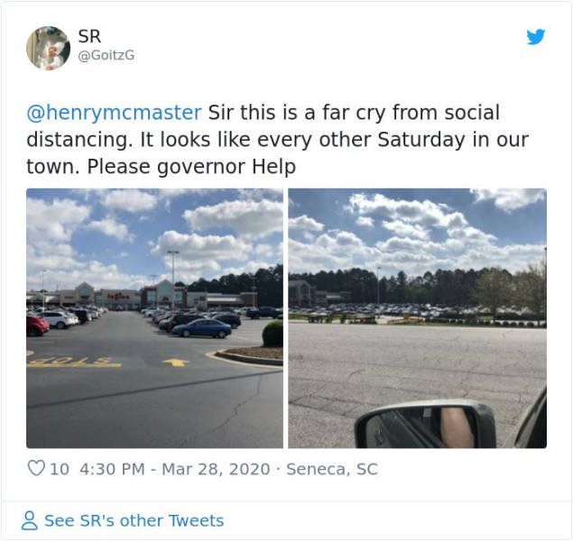 South Carolina Hasn't Heard About Social Distancing (31 pics)