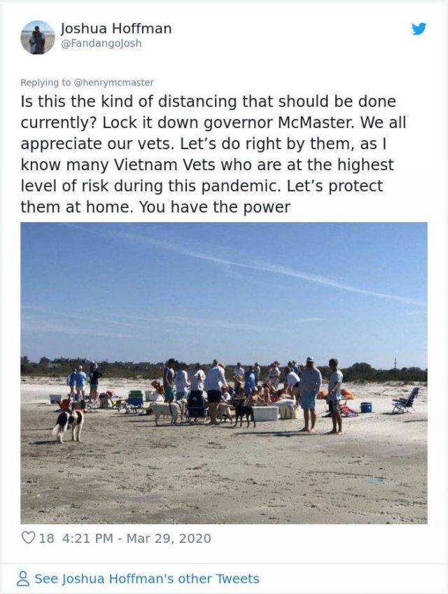 South Carolina Hasn't Heard About Social Distancing (31 pics)
