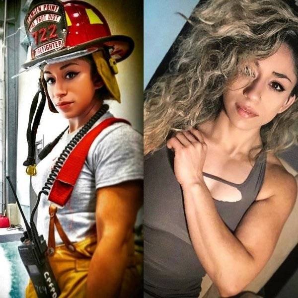 Girls With And Without Uniform (33 pics)
