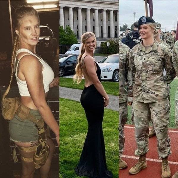 Girls With And Without Uniform (33 pics)