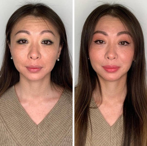 Amateur Vs Professional Makeup (16 pics)