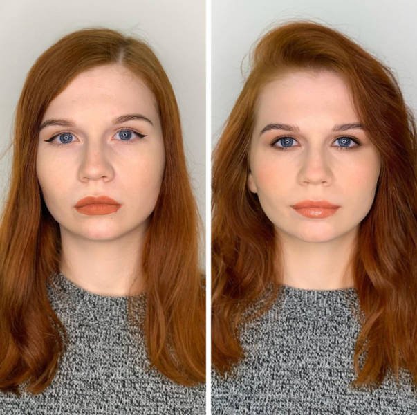 Amateur Vs Professional Makeup (16 pics)
