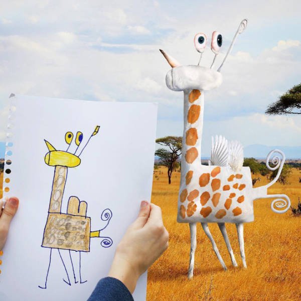 Dad Turns His Son's Doodles Into Art (21 pics)