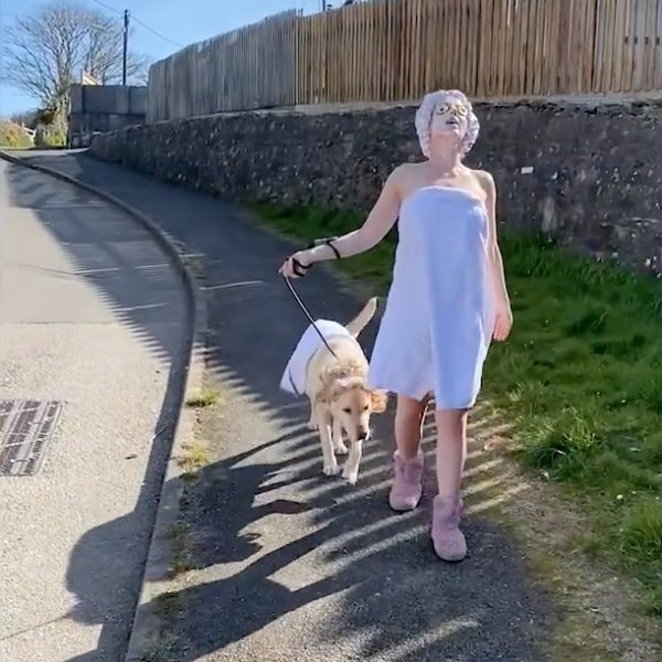 Hilarious Dog-Walking Costumes By Clare Meardon (25 pics)