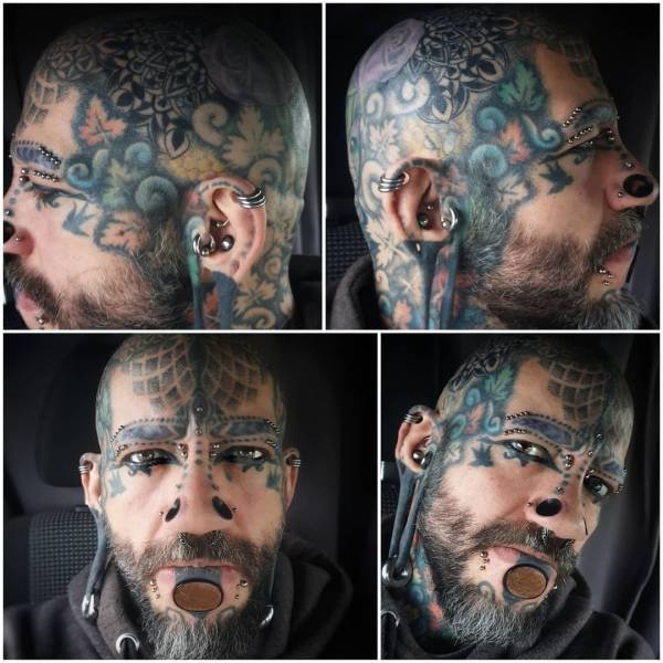 British Man Spent Over $12,000 On Body Modifications (15 pics)