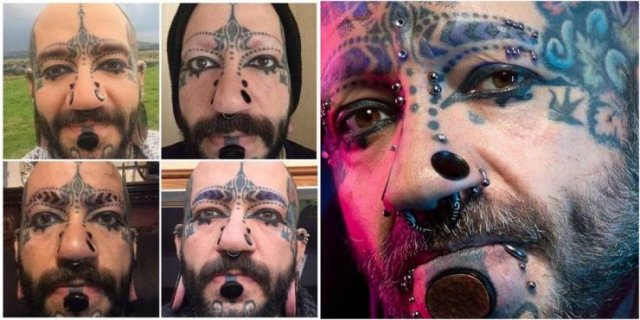 British Man Spent Over $12,000 On Body Modifications (15 pics)