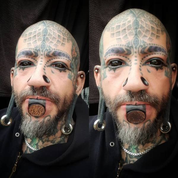 British Man Spent Over $12,000 On Body Modifications (15 pics)