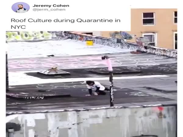 Roof Culture During Quarantine In NYC