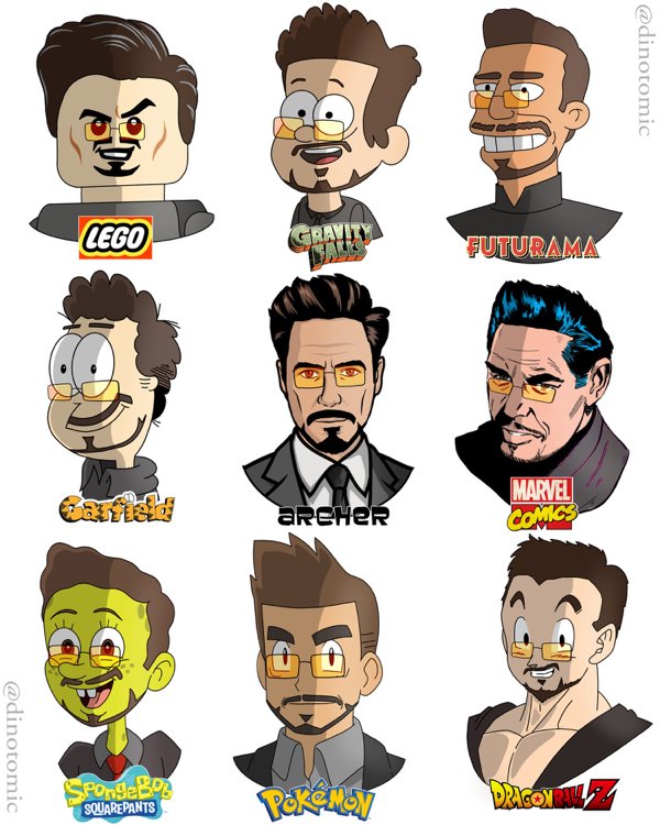 If Famous People Were Cartoon Characters (19 pics)