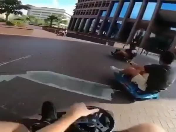 Real Life Mario Kart Around The City