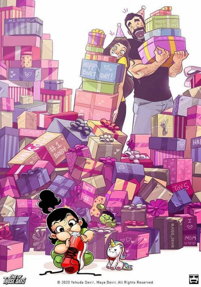 Everyday Life With Child Illustrated By Jude Devir (38 pics)