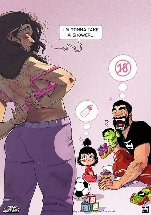 Everyday Life With Child Illustrated By Jude Devir (38 pics)