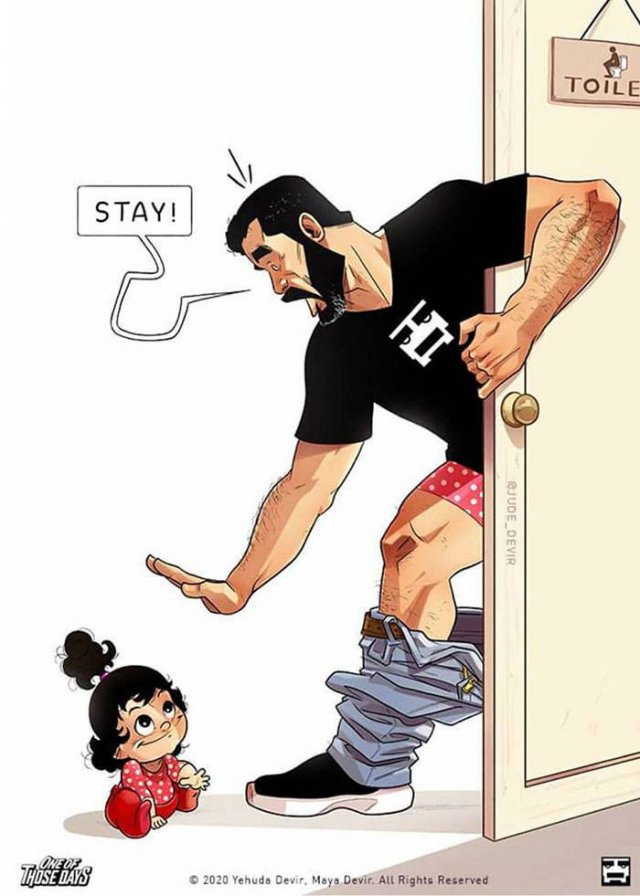Everyday Life With Child Illustrated By Jude Devir (38 pics)