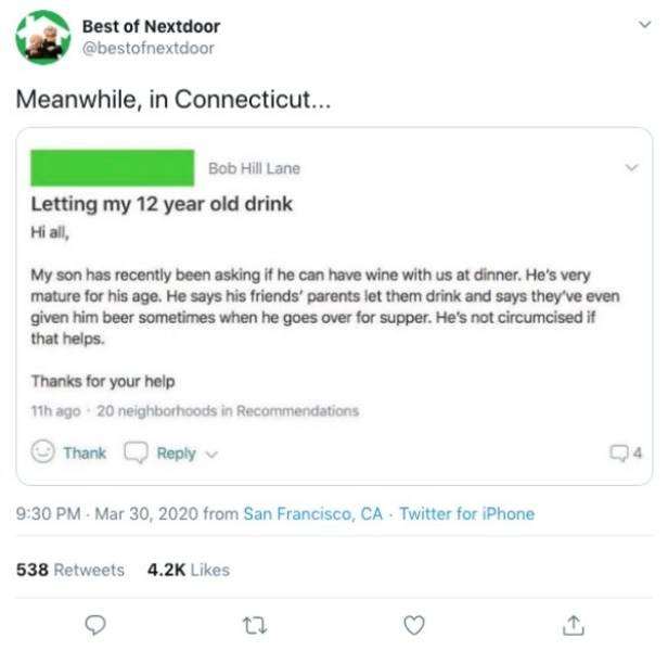 #BestOfNextdoor Tweets (21 pics)