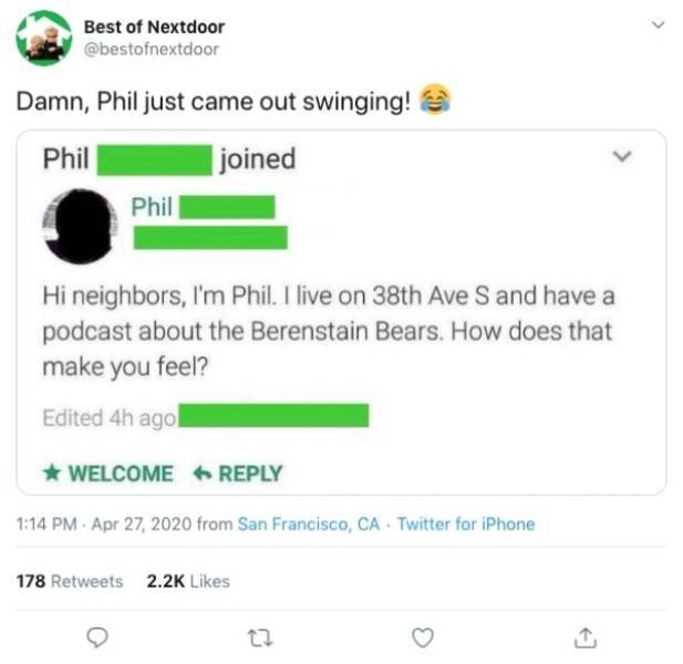 #BestOfNextdoor Tweets (21 pics)
