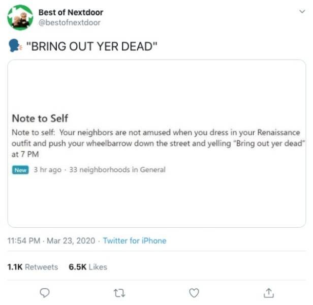 #BestOfNextdoor Tweets (21 pics)