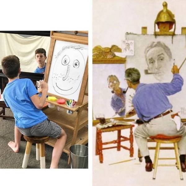 Art Recreation (25 pics)