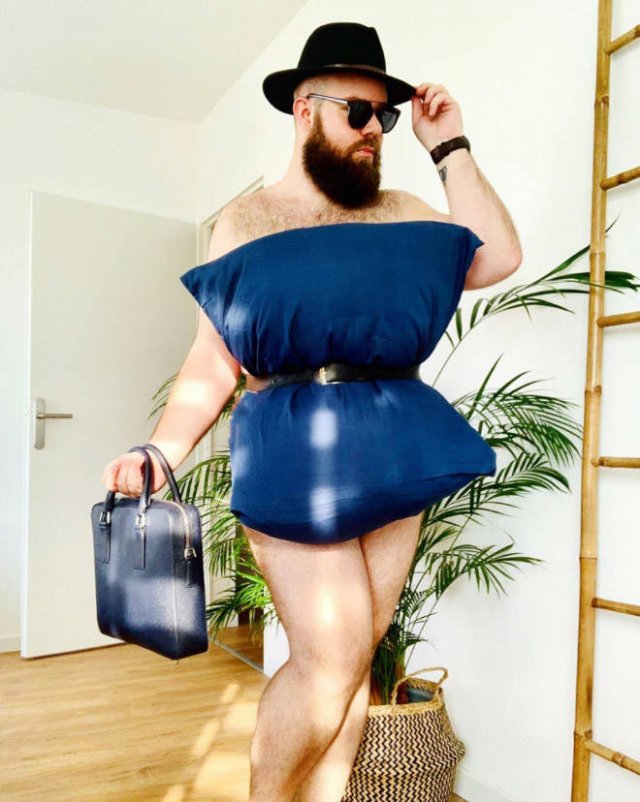 Pillow Dress Challenge (22 pics)