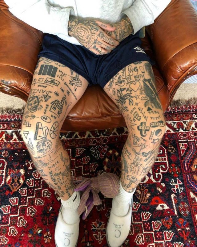This British Guy Adds A New Tattoo Every Day Until Quarantine Ends (11 pics)