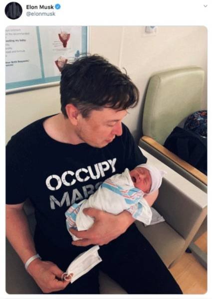 Internet Keep Trolling Elon Musk For His Baby's Name X Æ A-12 (32 pics)