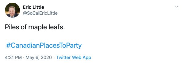 #CanadianPlacesToParty Tweets (23 pics)