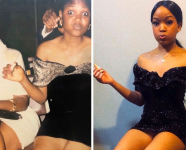 Women Recreating Their Mothers Old Photos (33 pics)