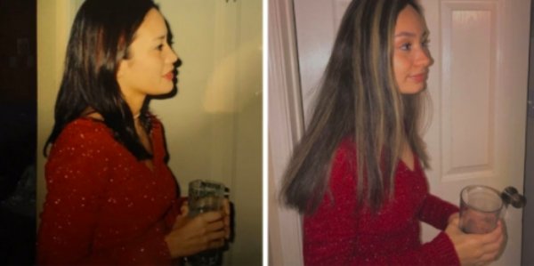 Women Recreating Their Mothers Old Photos (33 pics)