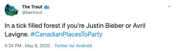 #CanadianPlacesToParty Tweets (23 pics)