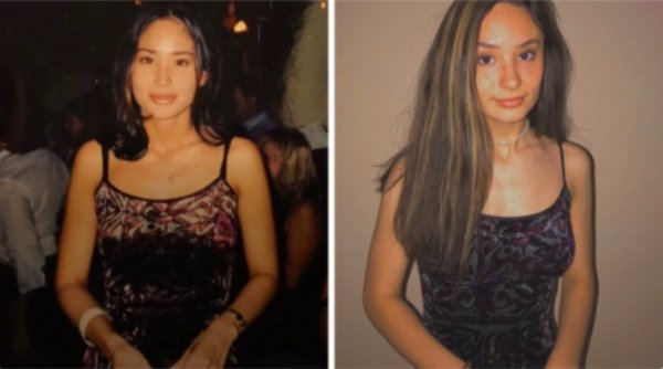 Women Recreating Their Mothers Old Photos (33 pics)