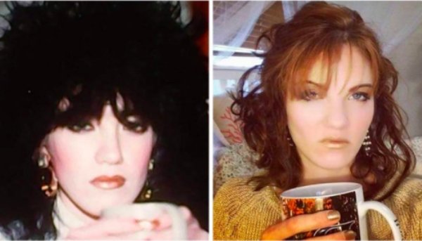 Women Recreating Their Mothers Old Photos (33 pics)