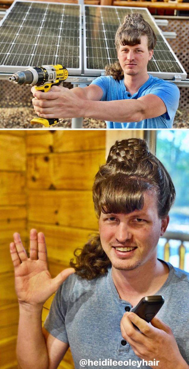This Guy Has A Lot Of Quarantine Hairstyles (21 pics) This Guy Has A Lot Of Quarantine Hairstyles (21 pics)