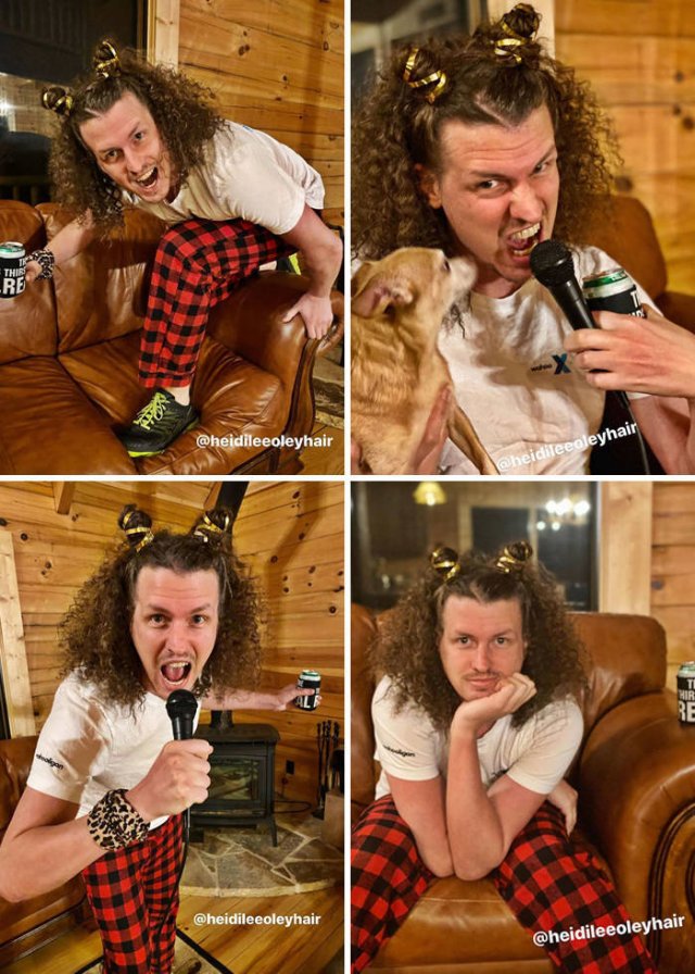 This Guy Has A Lot Of Quarantine Hairstyles (21 pics) This Guy Has A Lot Of Quarantine Hairstyles (21 pics)