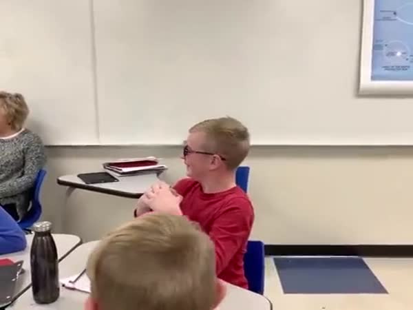 Colorblind Boy Sees Color For First Time