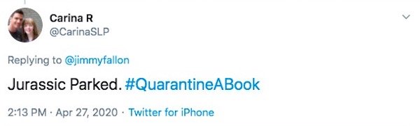 #QuarantineABook Tweets (30 pics)